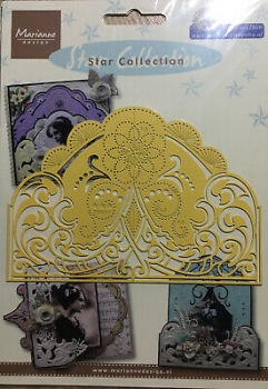 Embossing Stickschablone Star Collection elegant